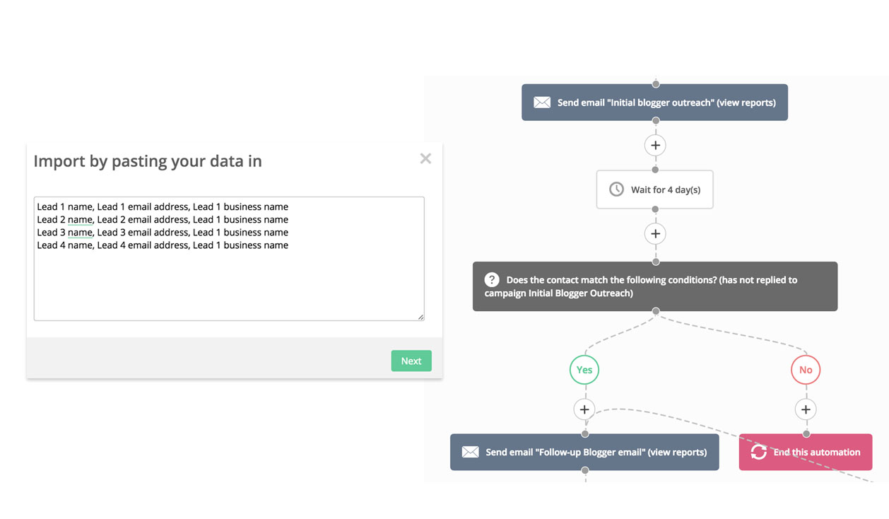 Blogger outreach automation