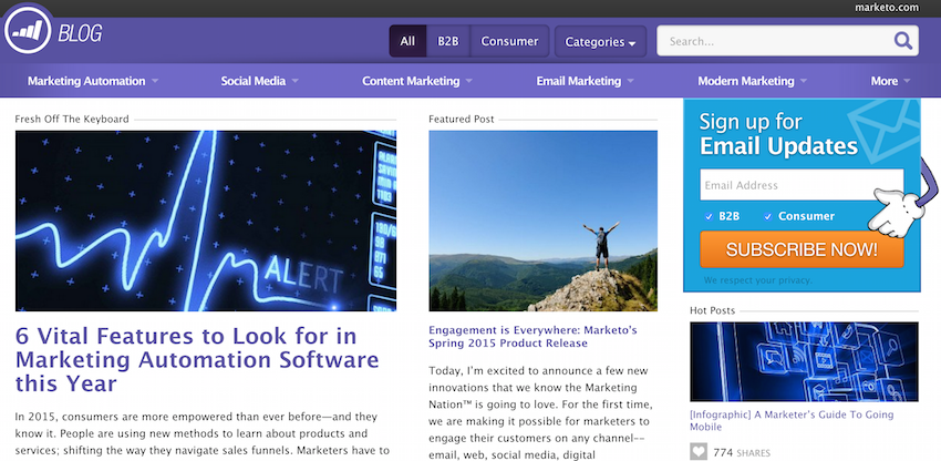 Marketo blog